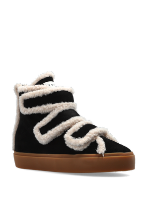 Inuikii Pantofi cu platformă ‘Shearling Velcro Wedge’