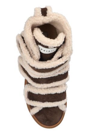 Inuikii Zapatos de cuña “Shearling Velcro Wedge”