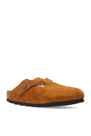 Birkenstock Saboti din piele întoarsă „Boston VL”