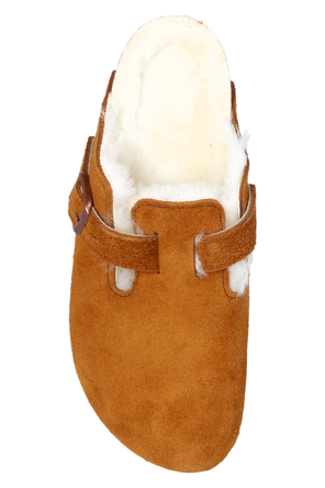 Birkenstock Saboti din piele întoarsă „Boston VL”