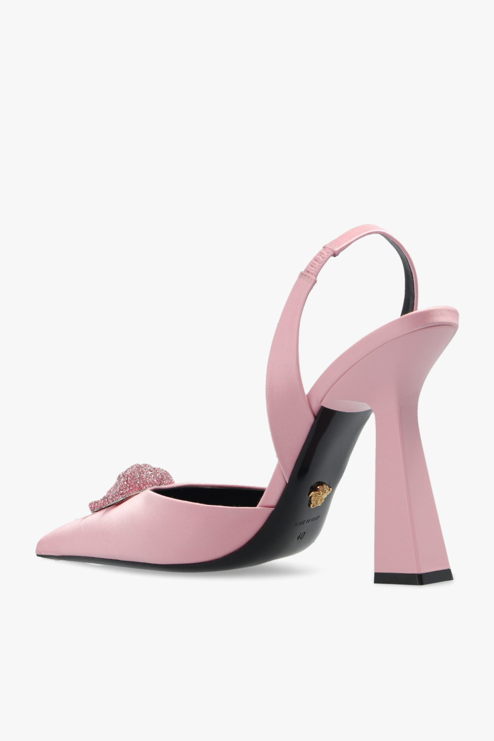 Versace ‘La Medusa’ satin pumps