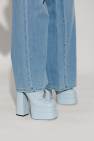 Versace light blue Platform shoes