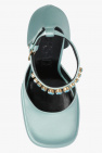 Versace light blue ‘Medusa Aevitas’ platform pumps