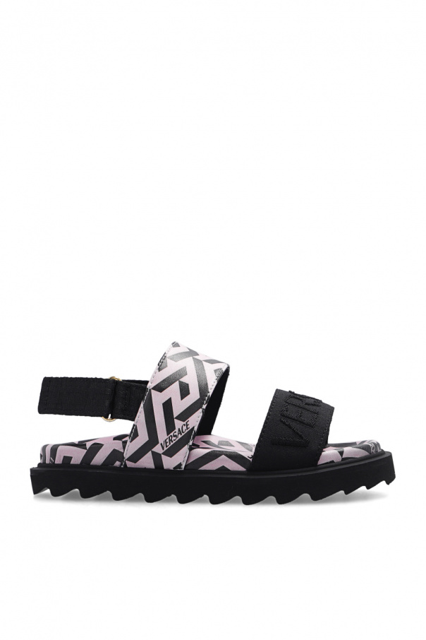 Versace Kid Sandals with ‘La Greca’ pattern