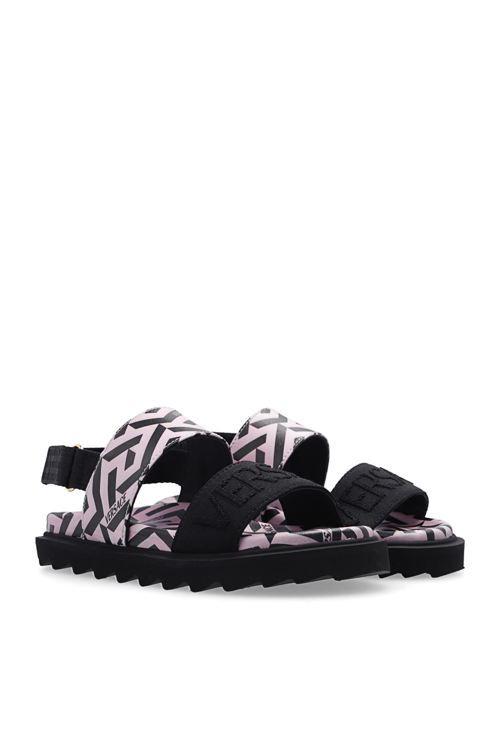 Versace Kids Sandals with ‘La Greca’ pattern