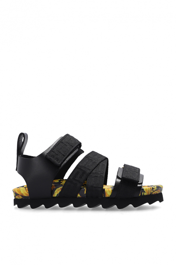 Versace Kid Sandals with ‘Greca’ motif