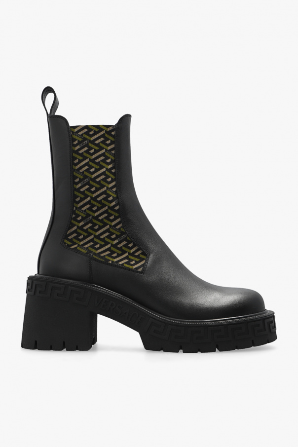 Versace Heeled Chelsea boots