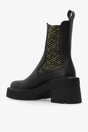 Versace Heeled Chelsea boots