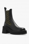 Versace BLACK Heeled Chelsea boots