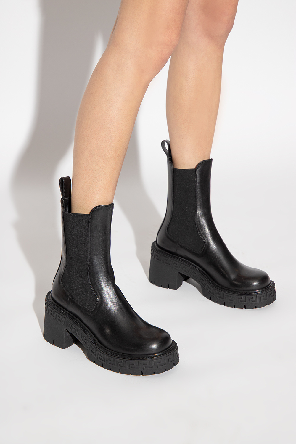 Versace 'Greca' Chelsea boots Women's Shoes | Vitkac