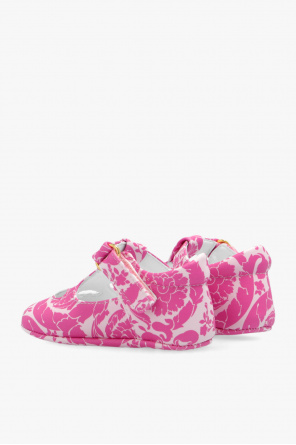 Versace Kids Miu Miu embellished-heel ankle boots
