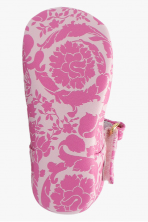 Versace Kids Miu Miu embellished-heel ankle boots