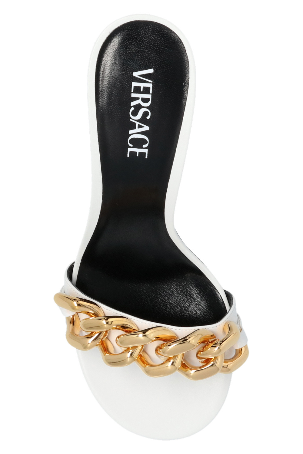 Versace ‘Medusa Chain’ mules