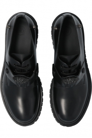 Versace Leather derby shoes