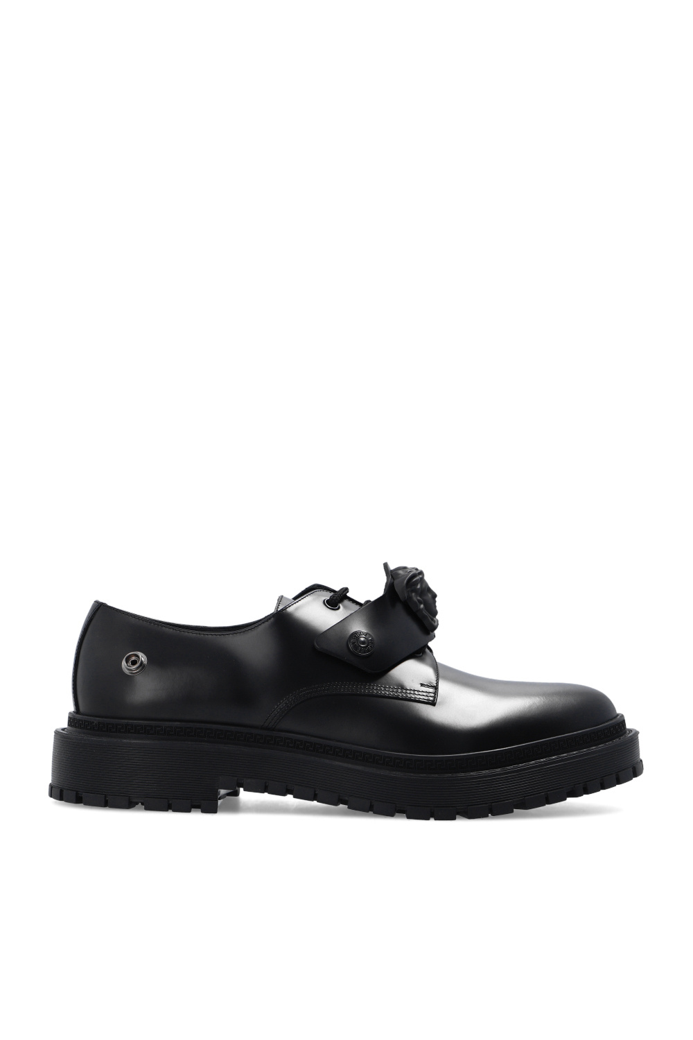 Versace Leather derby shoes