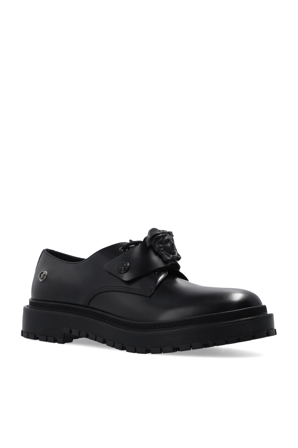 Versace Leather derby shoes