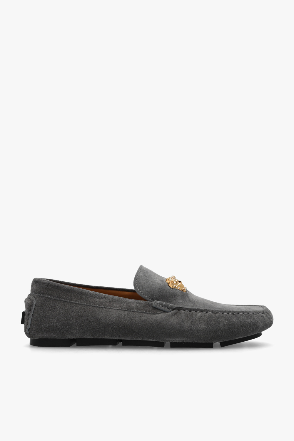 Versace ‘La Medusa’ suede moccasins