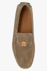 Versace beige ‘La Medusa’ moccasins