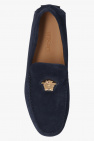 Versace ‘La Medusa’ suede moccasins