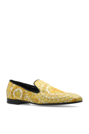 Versace Embellished loafers