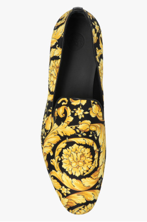 Versace Barocco-printed loafers
