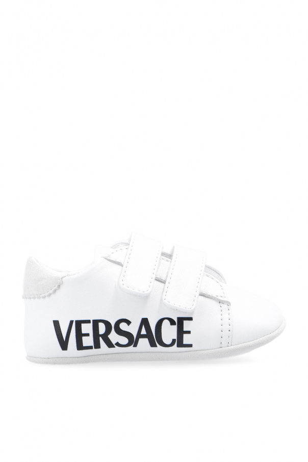 Versace Kids visvim suede lace-up sneakers
