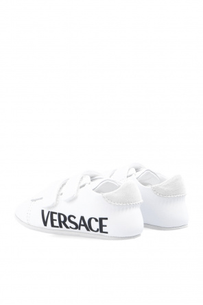 Versace Kids visvim suede lace-up sneakers