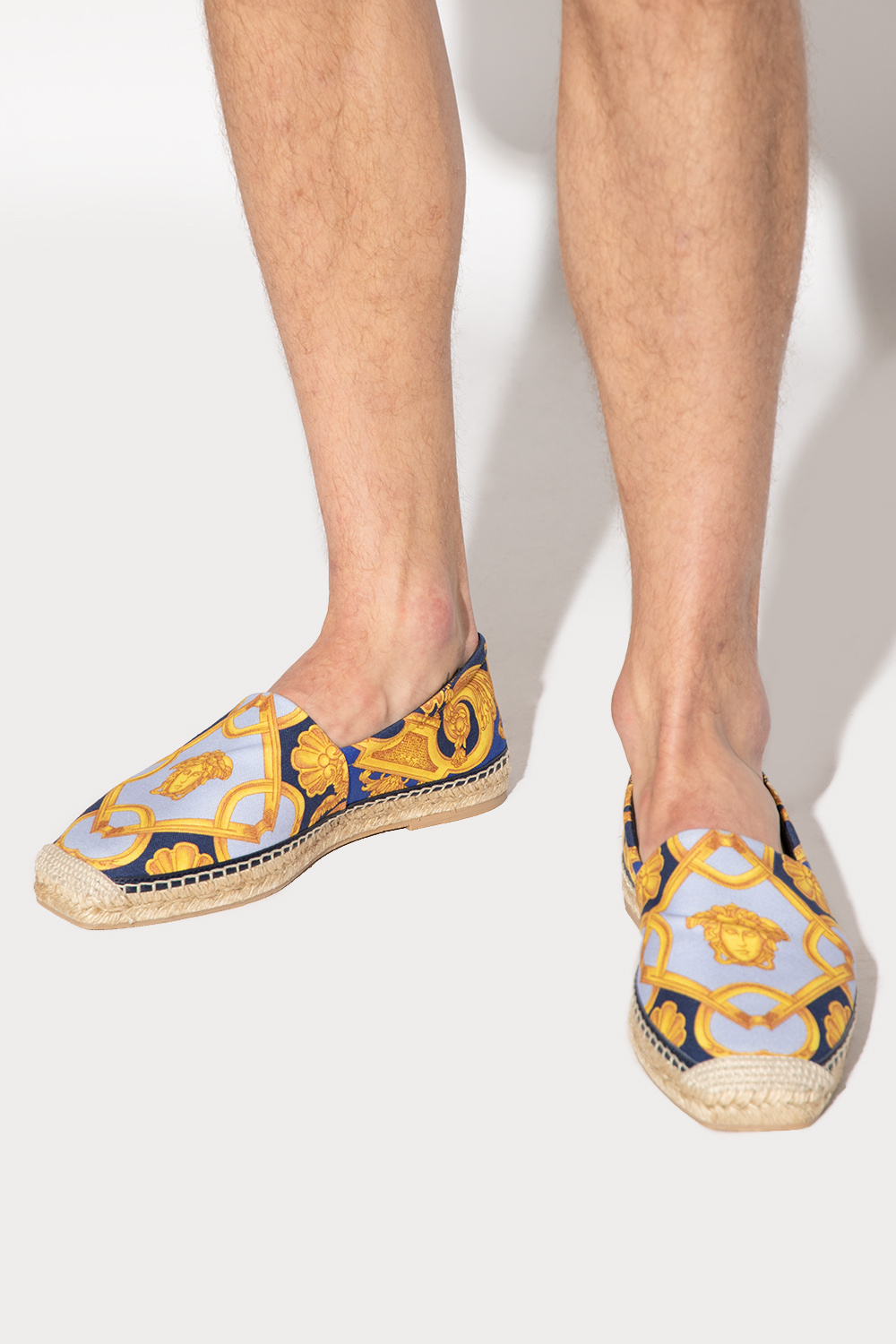 Versace Patterned espadrilles