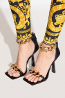 Versace Satin heeled sandals