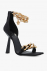 Versace Satin heeled sandals