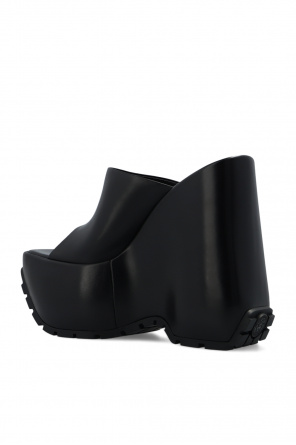 Versace ‘Triplatform’ platform mules