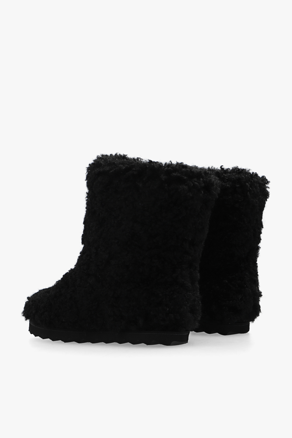 Versace Kids Faux-fur ankle boots