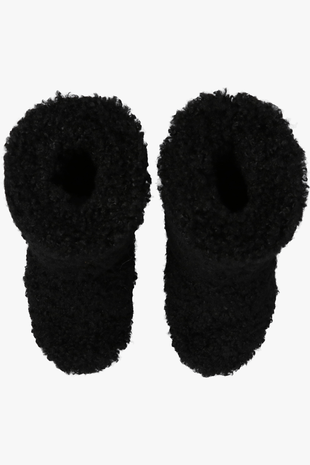 Versace Kids Faux-fur ankle boots