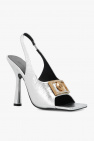 Versace Leather heeled sandals