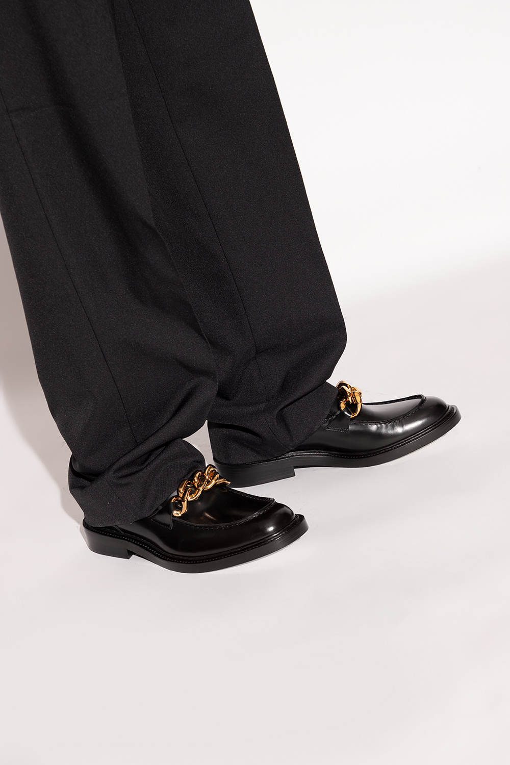 Versace Leather loafers