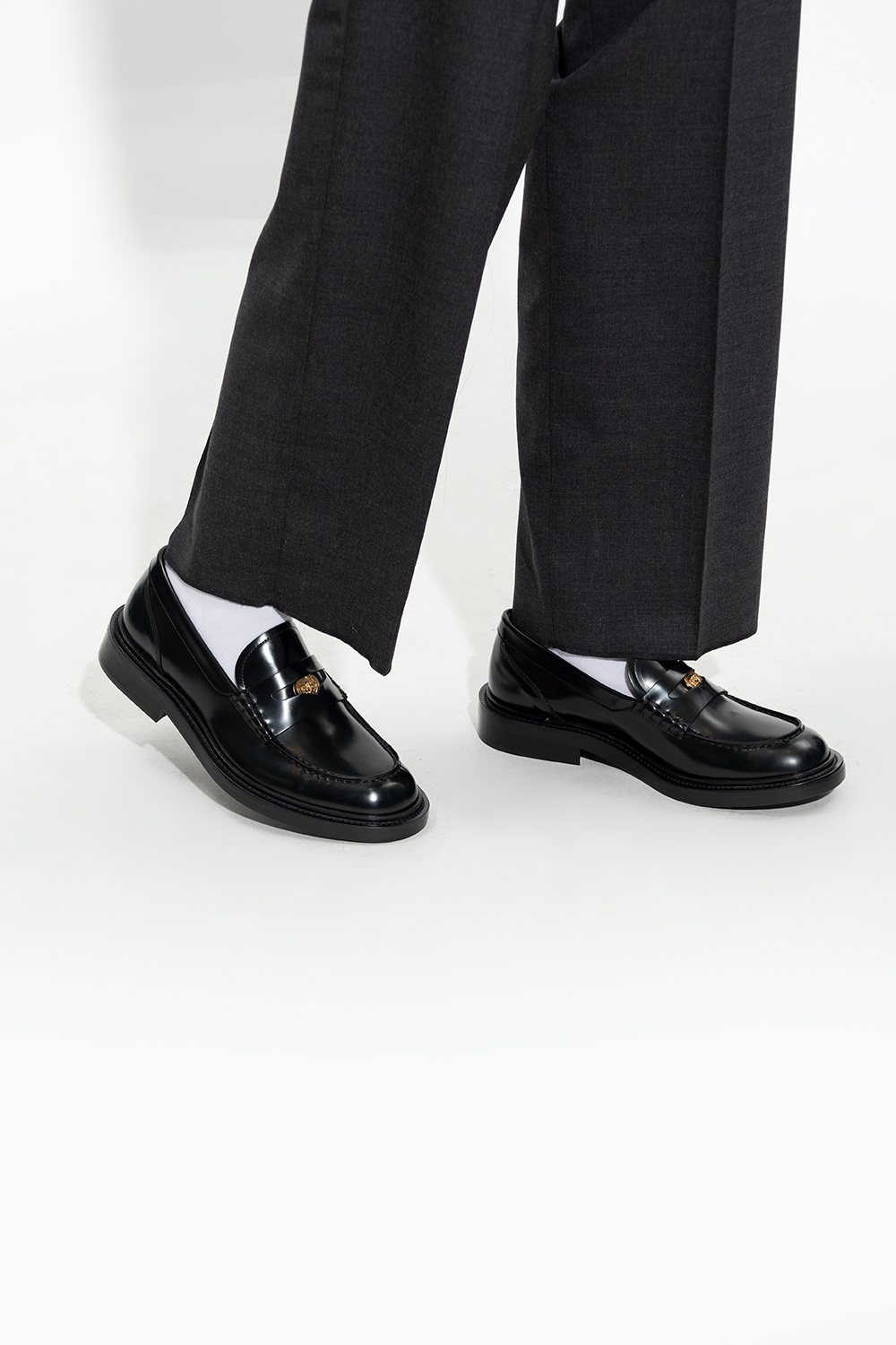 Versace Leather loafers