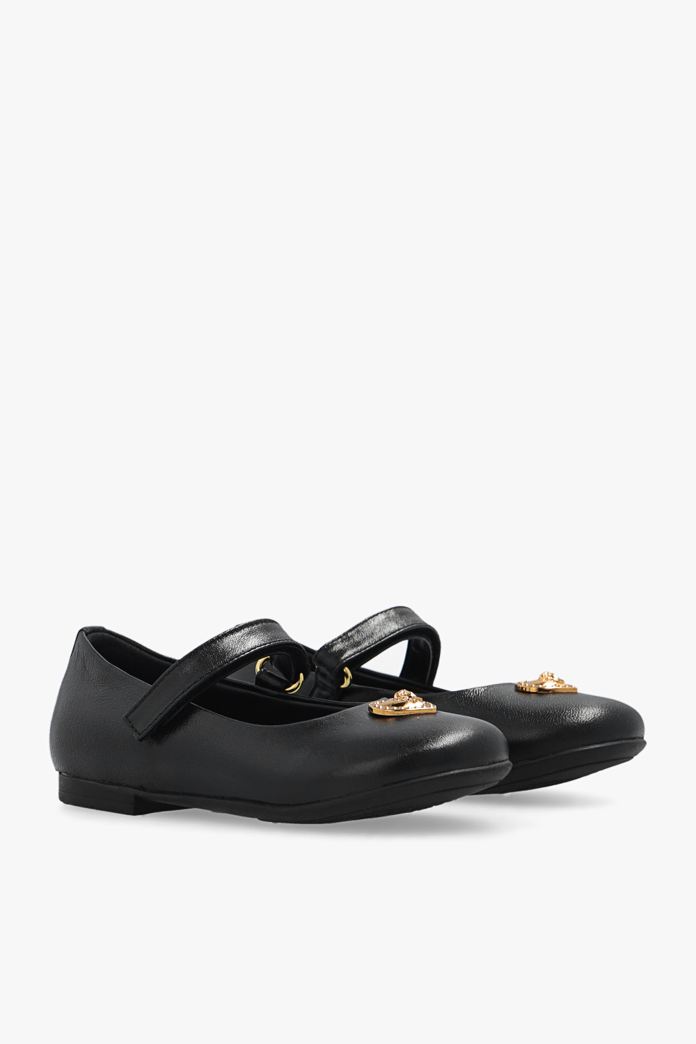 Versace Kids Leather ballet flats