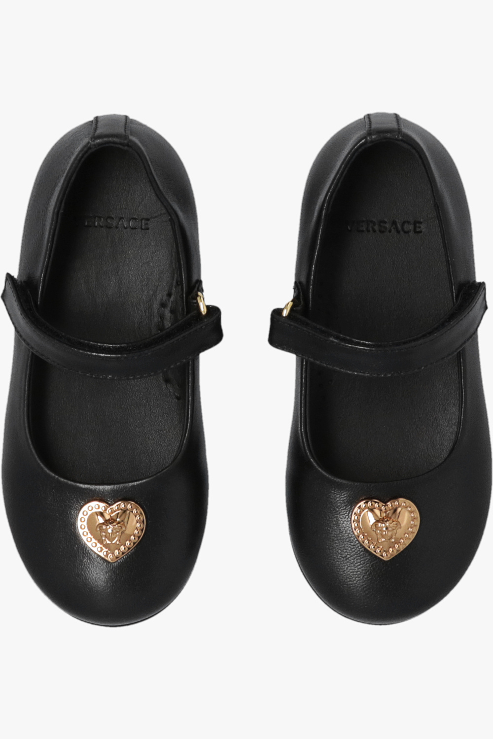 Versace Kids Leather ballet flats