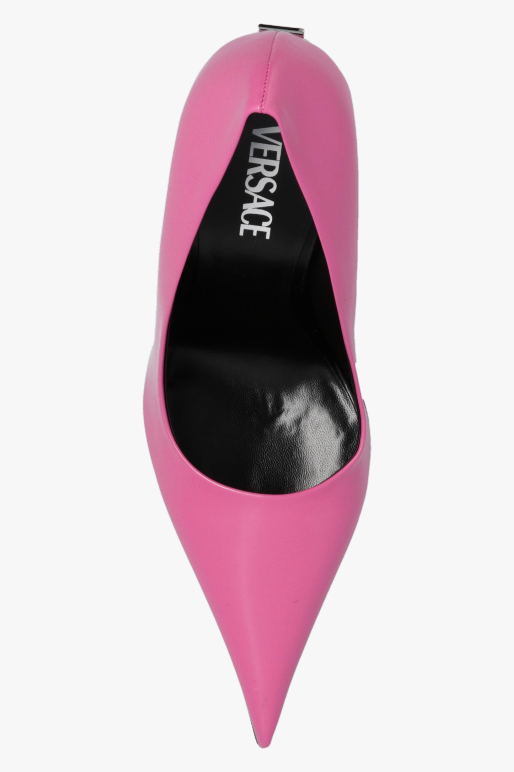 Versace Leather stiletto pumps