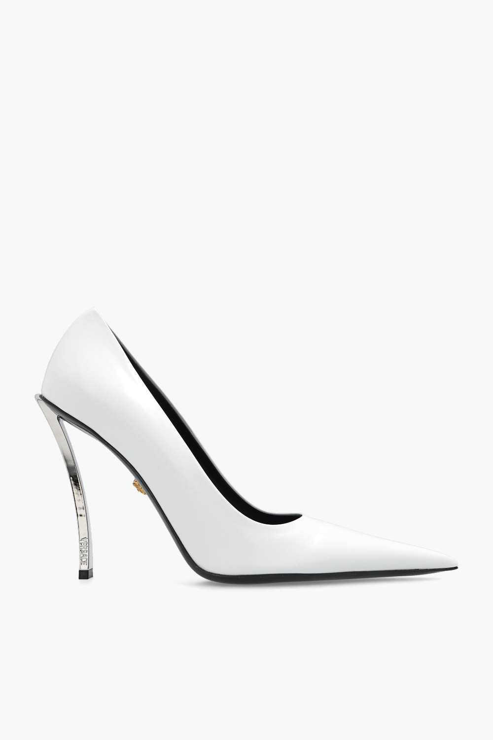 Versace Leather stiletto pumps