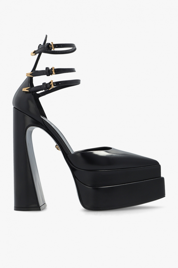 Versace ‘Aevitas Pointy’ double-platform shoes
