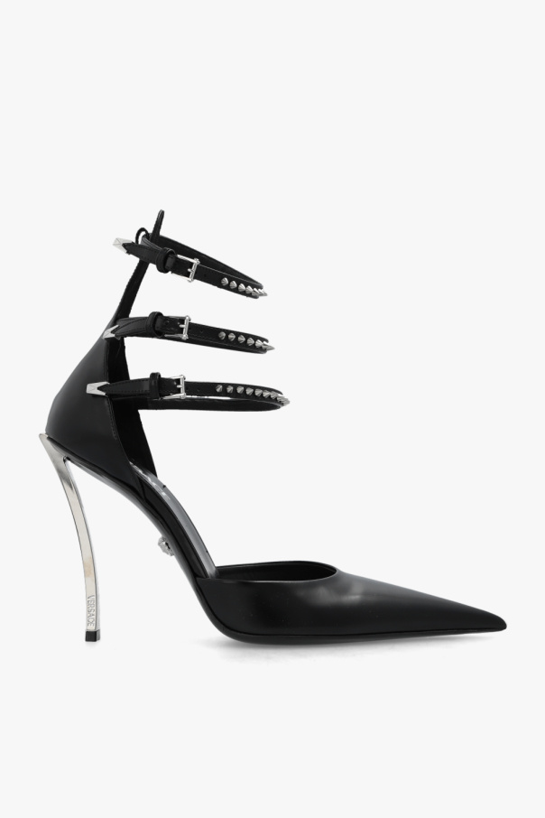 Versace Buty na obcasie ‘Spiked Pin-Point’