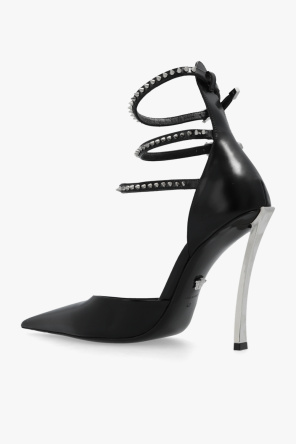 Versace Buty na obcasie ‘Spiked Pin-Point’