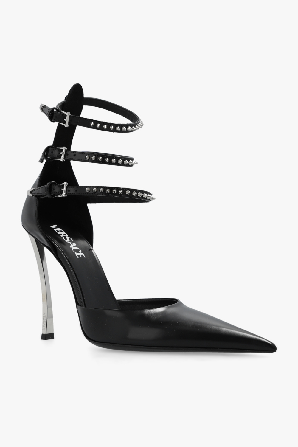 Versace ‘Spiked Pin-Point’ pumps