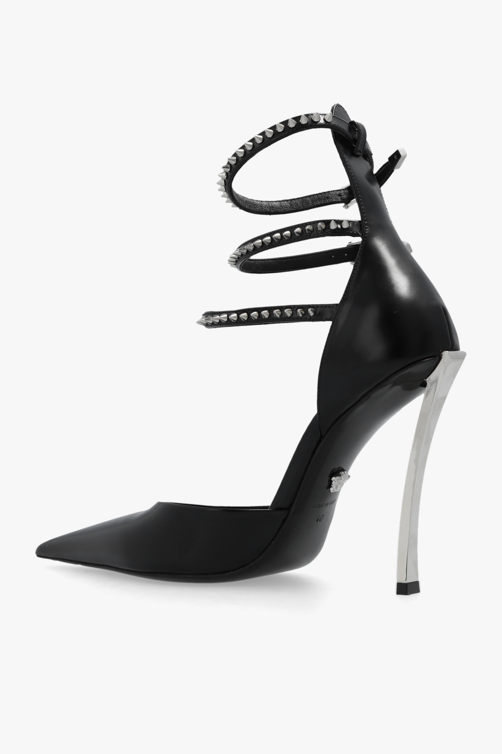 Versace ‘Spiked Pin-Point’ pumps