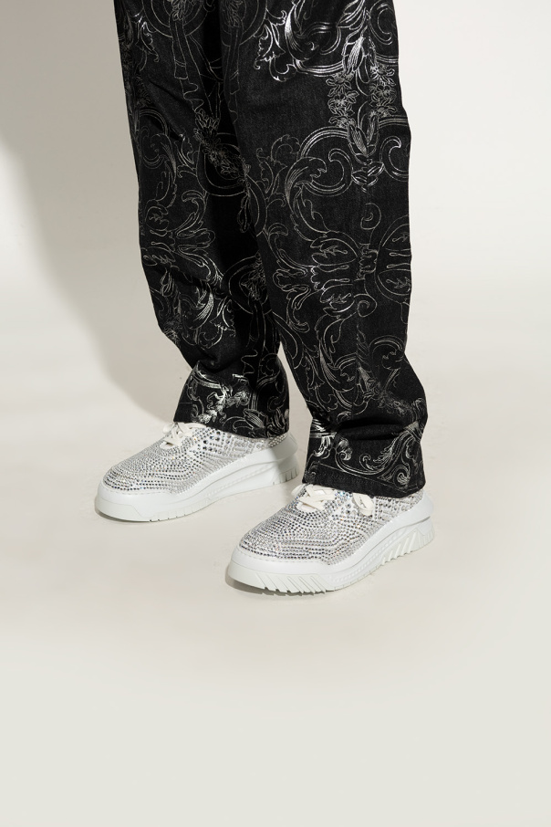 Black Sweatpants with paisley pattern Amiri - Bally Performance