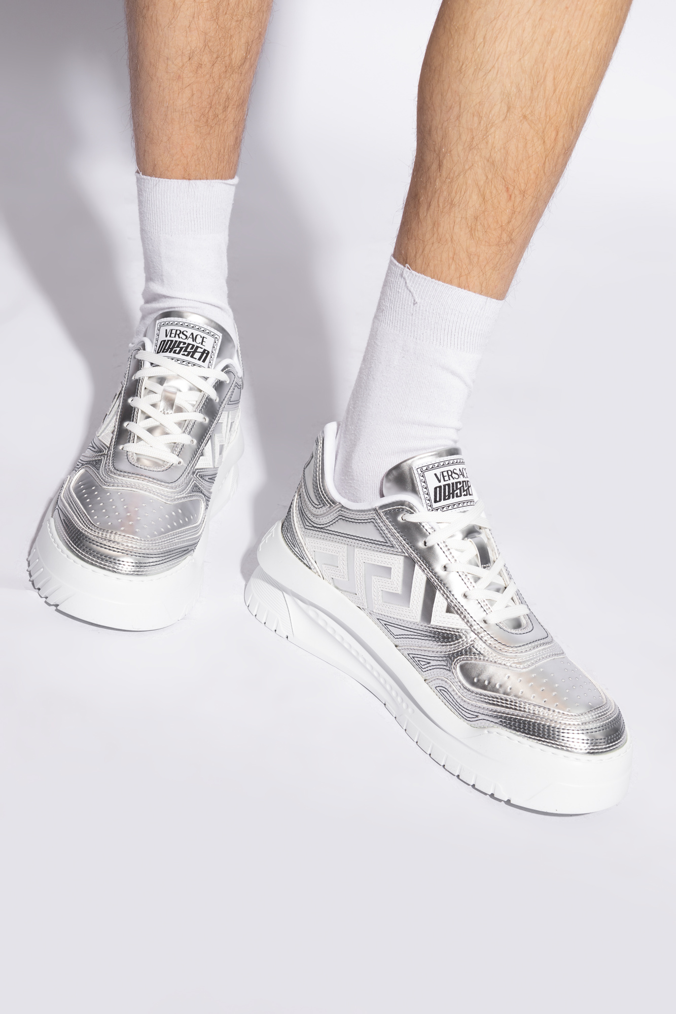 Silver ‘Odissea’ sports shoes Versace - Vitkac Germany