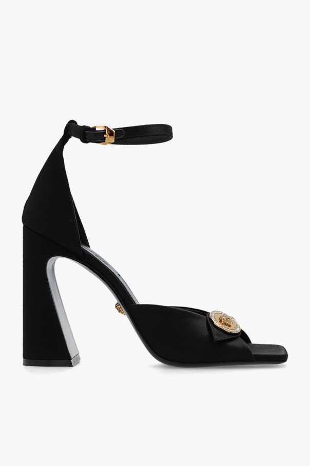 Versace Heeled satin sandals