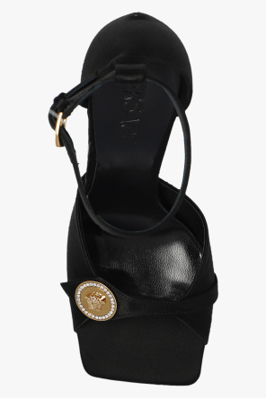 Versace Heeled satin sandals