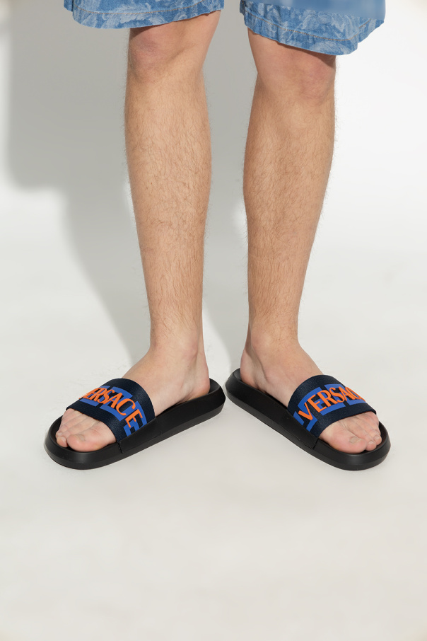 Versace Men's Boston Fanning Flip Flop Sandals